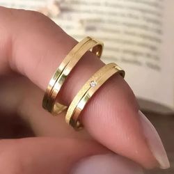 Alianças de Casamento 3mm Minaçu - 837 - Márcio Joias 1966