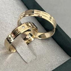 Alianças de Casamento 4,5mm Alexânia - 828 - Márcio Joias 1966