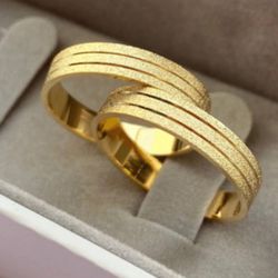 Alianças de Casamento 4mm Silvânia - 832 - Márcio Joias 1966