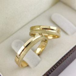 Alianças de Casamento Rio Verde 4mm - 520 - Lojas de Joias l Ouro 18k e Prata