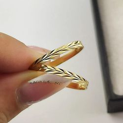 Alianças de Ouro 18k ou Casamento 4,0 Gramas Goiân... - Márcio 1966