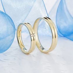 Alianças Shopping Bougainville 4mm - 840 - Márcio Joias 1966