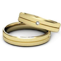 Alianças De Casamento Portugal 5mm - 567 - Márcio 1966