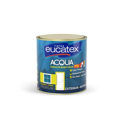 Eucatex Esmalte Base Agua Act Branco 1/4 - Vermat Distribuidora