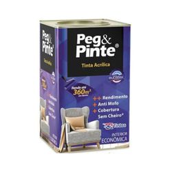 Peg & Pinte Acr Fosco Branco Gelo - Lata - Vermat Distribuidora