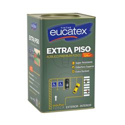 Eucatex Extra Piso Acr Fosco Cinza Escuro Lata - Vermat Distribuidora