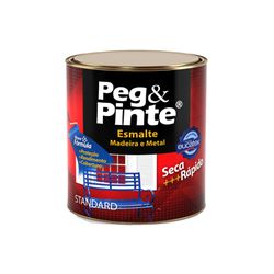 Eucatex Peg & Pinte Esmalte Brilho Branco 1/4 - Vermat Distribuidora