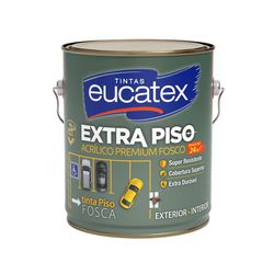 Eucatex Extra Piso Acr Fosco Azul Galao - Vermat Distribuidora
