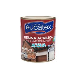 Eucatex Resina Acri Base Agua Vermelho Oxido Galao - Vermat Distribuidora