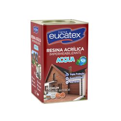 Eucatex Resina Acri Base Agua Cinza Lata - Vermat Distribuidora