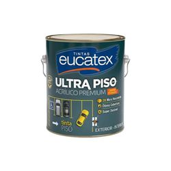 Eucatex Ultra Piso Act Vermelho Seguranca Galao - Vermat Distribuidora