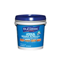 Eucatex Resina Acri Base Agua Incolor Bd 18 l - Vermat Distribuidora