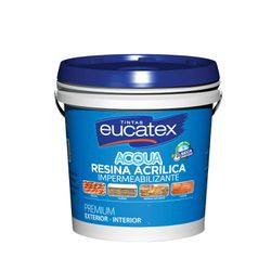 Eucatex Resina Acri Base Agua Incolor - Bd 3,6 l - Vermat Distribuidora
