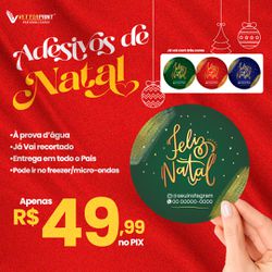 Adesivos Feliz Natal - VettorPrint