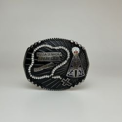Fivela Cowboy Country Nossa Senhora Aparecida - Via Horse Boots