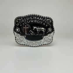 Fivela Country Rodeio Ajoelhado Cruz Rodeio Cowboy - Via Horse Boots