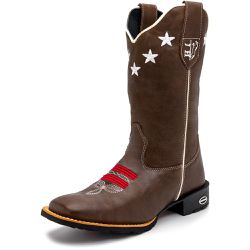Bota Texana Masculina Country em Couro Legítimo Bi... - Via Horse Boots