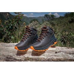 Coturno Masculino Em Couro Solado EVA Macio Resist... - Via Livre Boots