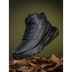 Bota Coturno Masculino Couro Resistente Sola EVA C... - Via Livre Boots