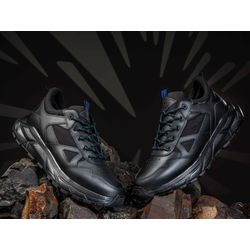 Tênis Masculino Em Couro Cano Curto Solado Eva Res... - Via Livre Boots