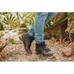 Bota Toronto em Couro Legítimo com C.A. VL009 - Ma... - Via Livre Boots