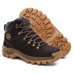 Bota Toronto em Couro Legítimo com C.A. VL009 - Ma... - Via Livre Boots