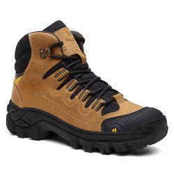 Bota Kansas em Couro Legítimo com C.A. VL049 - Ama... - Via Livre Boots