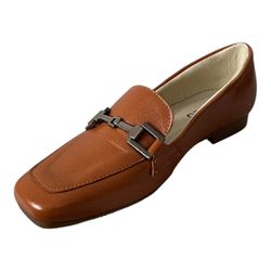 Mocassim Thalia em Couro Camel - 9002 Camel - VIANZA