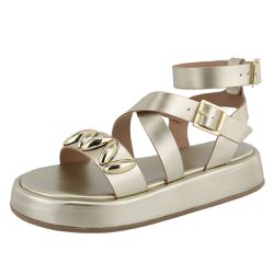 Papete FlatForm Isis Ouro Light - Isis Ouro - VIANZA