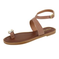 Rasteira Luna Mocha Mousse - 152-Mocha - VIANZA