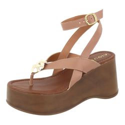 Sandalia Anabela Mel Mocha Mousse - 12020-mocha - VIANZA