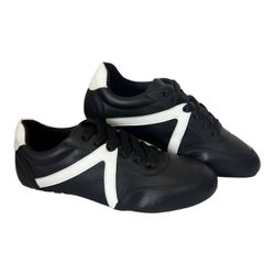 Tenis Retro Eudora Preto com Branco - 32010-preto ... - VIANZA