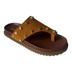 Papete FlatForm Sky Camurça Carvalho - 310- carval... - VIANZA