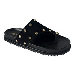 Papete FlatForm Sky Camurça Preto - 310-Preto - VIANZA