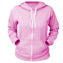 Blusa Moletom Com Zíper Masculino Plus Size Rosa -... - Via Tropical