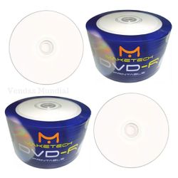 600 DVD-R MAKETECH 4.7GB/16X PRINTABLE - DVDP600 - Loja Via Tropical
