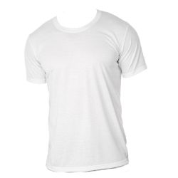 Camiseta T-Shirt Adulta Lisa Branca - 250 - Loja Via Tropical