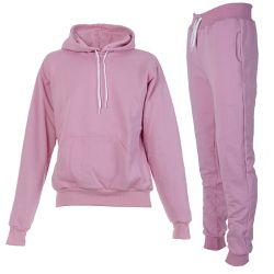 Conjunto Moletom Adulto Peluciado Rosa - 200 - Loja Via Tropical