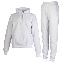 Conjunto Moletom Adulto Peluciado Branco - 200 - Loja Via Tropical