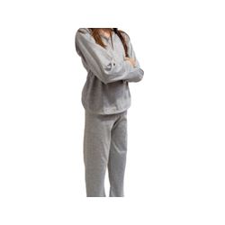 Pijama Infanto Juvenil Inverno Manga Longa Cinza -... - Loja Via Tropical
