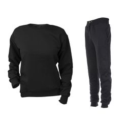 Conjunto Moletom Masculino Liso Fechado Preto - 80... - Loja Via Tropical