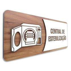 Placa De Sinalização | Central de Esterilização - ... - Victare Oficial - Direto do Fabricante