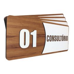 Kit Placa Sinalização Consultório | Com 4 Peças -... - Victare Oficial - Direto do Fabricante