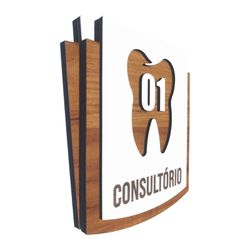 Kit Placa Sinalização Consultório | Com 2 Peças MD... - Victare Oficial - Direto do Fabricante