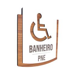 Placa de Sinalização - Banheiro PNE - PE0556 - Victare Oficial - Direto do Fabricante
