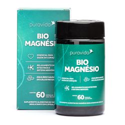 Bio Magnesio Puravida 60 Cápsula/ 75g - VILA CEREALE
