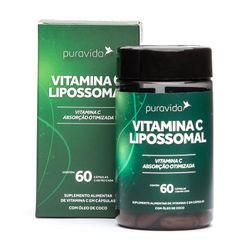 Vitamina c Lipossomal Puravida 60 Cápsula / 70g - VILA CEREALE