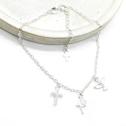 Pulseira Religiosa em Prata 925 - Vila das Pratas e Semijoias 