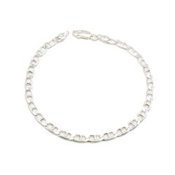 Pulseira Masculina Piastrine em Prata 925 - Vila das Pratas e Semijoias 
