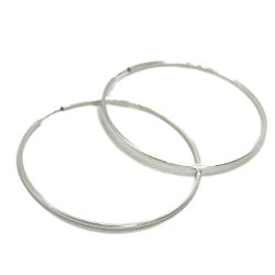 Brinco Argola Fina Basic em Prata 925 - Vila das Pratas e Semijoias 
